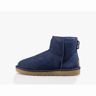 Botas UGG Classic Mini II Mulher Azul Marinho | PT-FGHMY